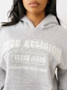 LOGO APPLIQUE BOYFRIEND HOODIE