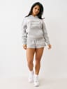 LOGO APPLIQUE BOYFRIEND HOODIE