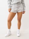 LOGO APPLIQUE SWEAT SHORT