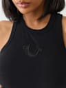 MESH HORSESHOE TANK TOP