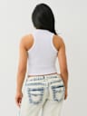 MESH HORSESHOE TANK TOP