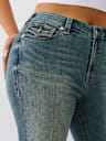 JEANS CORTE DE BOTA BECCA DE TIRO MEDIO TALLA PLUS