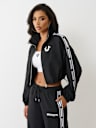 SHRUNKEN NYLON TRACK JACKET