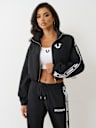 SHRUNKEN NYLON TRACK JACKET
