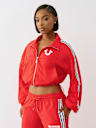 SHRUNKEN NYLON TRACK JACKET