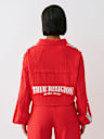 SHRUNKEN NYLON TRACK JACKET
