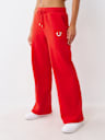 PANTALONES DEPORTIVOS CON PIERNA RECTA Y BUDDHA DE LÚREX