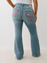 PLUS BECCA ‘I LOVE TRUE RELIGION’ MID RISE BOOTCUT JEAN