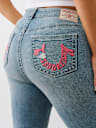 PLUS BECCA ‘I LOVE TRUE RELIGION’ MID RISE BOOTCUT JEAN