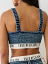 DENIM BRA TOP
