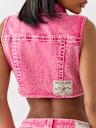 CROPPED BIG T VEST