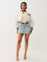 SADIE FRAYED MINI SKIRT