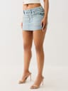 SADIE FRAYED MINI SKIRT