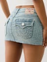 SADIE FRAYED MINI SKIRT