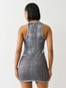 DISTRESSED TERRY DRESS