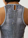 DISTRESSED TERRY DRESS