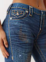 JOEY TERRY MID RISE SUPER T FLARE PANT