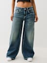 JESSIE WINGED BIG T BAGGY JEAN