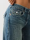 JESSIE WINGED BIG T BAGGY JEAN