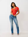 BILLIE MID RISE BUDDHA POCKET STRAIGHT JEAN