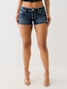 JOEY 'I LOVE TRUE RELIGION' LOW RISE SHORT
