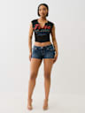 JOEY 'I LOVE TRUE RELIGION' LOW RISE SHORT
