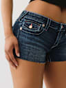 JOEY 'I LOVE TRUE RELIGION' LOW RISE SHORT