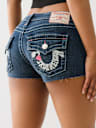 JOEY 'I LOVE TRUE RELIGION' LOW RISE SHORT