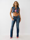 CROPPED SUPER T DENIM VEST