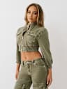 VINTAGE BIG T CROPPED CARPENTER JACKET