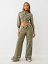 VINTAGE BIG T CROPPED CARPENTER JACKET