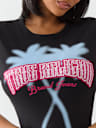 PALM TREE CRYSTAL LOGO BABY TEE