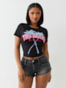 PALM TREE CRYSTAL LOGO BABY TEE