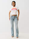 PALM TREE CRYSTAL LOGO BABY TEE