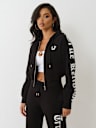 CRYSTAL RELAXED ZIP HOODIE