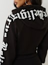 CRYSTAL RELAXED ZIP HOODIE
