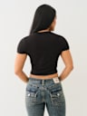 CRYSTAL BUTTERFLY BABY TEE
