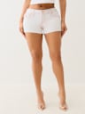 JOEY BIG T WINGED HORSESHOE FRAYED SHORT