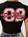 CRYSTAL LOGO NOTCH BABY TEE