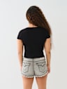 LETTUCE EDGE V NOTCH BABY TEE