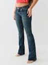 BECCA MID RISE BIG T BOOTCUT JEAN