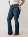 PLUS BECCA MID RISE BIG T BOOTCUT JEAN