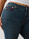 PLUS BECCA MID RISE BIG T BOOTCUT JEAN