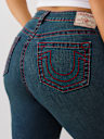 PLUS BECCA MID RISE BIG T BOOTCUT JEAN