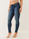 JENNIE INDGIO TERRY MID RISE CURVY SKINNY JEAN
