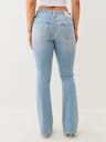 BECCA INDIGO TERRY MID RISE BOOTCUT JEAN