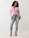 BILLIE MID RISE  BIG T STRAIGHT JEAN