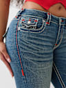 BECCA MID RISE SUPER T BOOTCUT JEAN