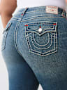 PLUS BECCA MID RISE SUPER T BOOTCUT JEAN