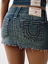 SADIE DENIM MINI SKIRT